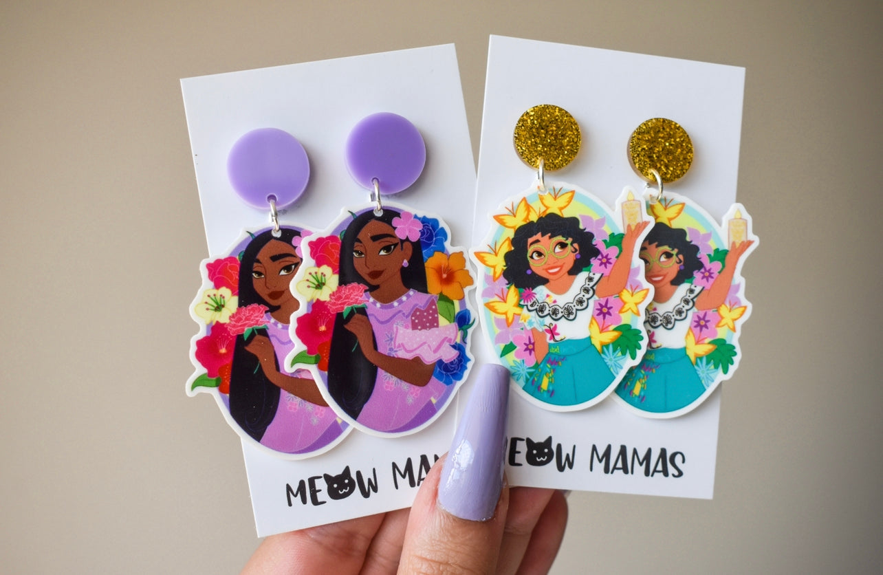 The golden child dangle earrings