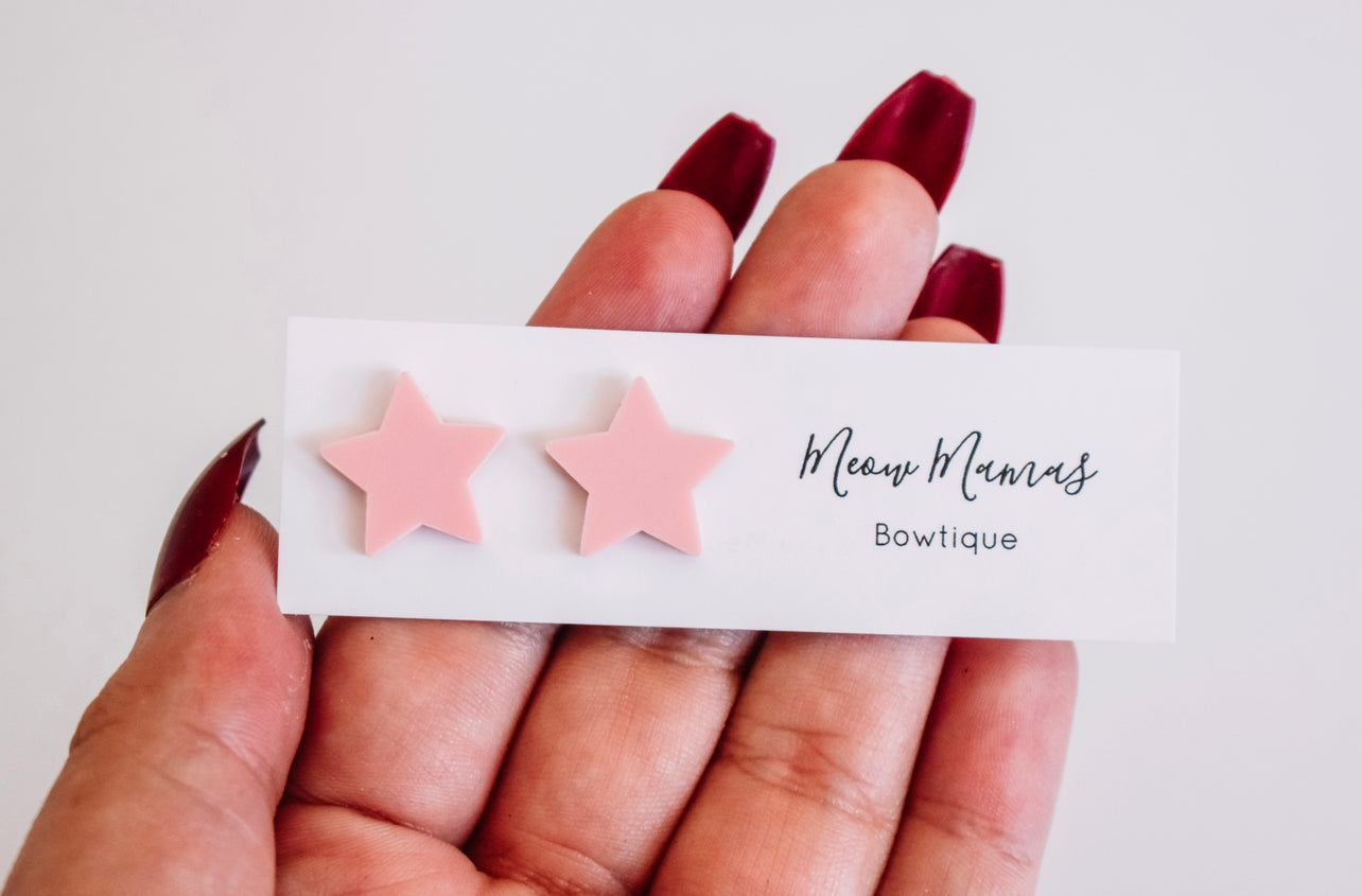 Star studs PINK