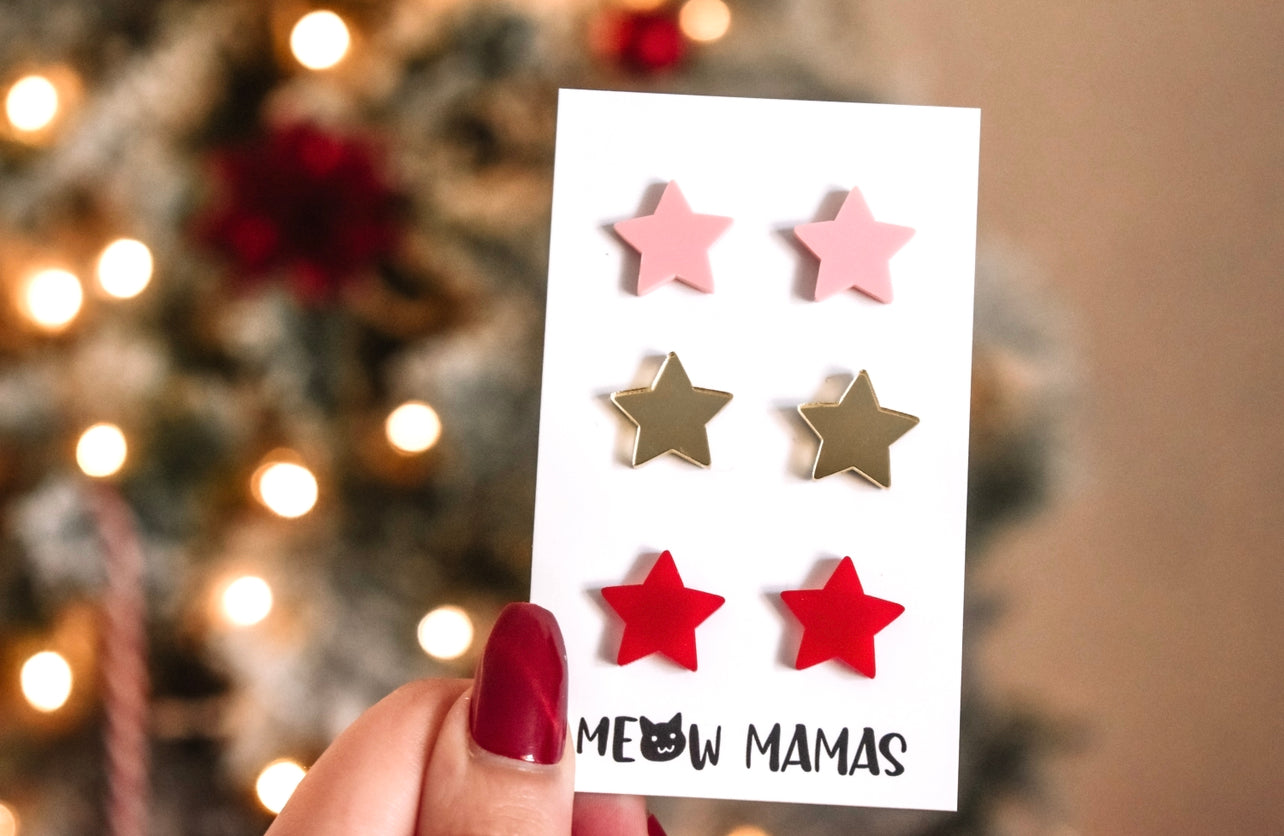 Stars Stud earring pack