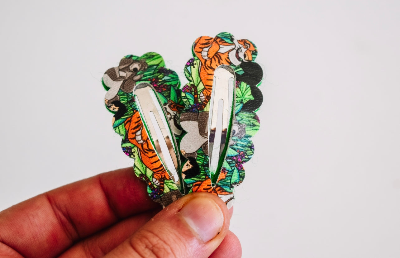 The jungle 5cm snap clip set