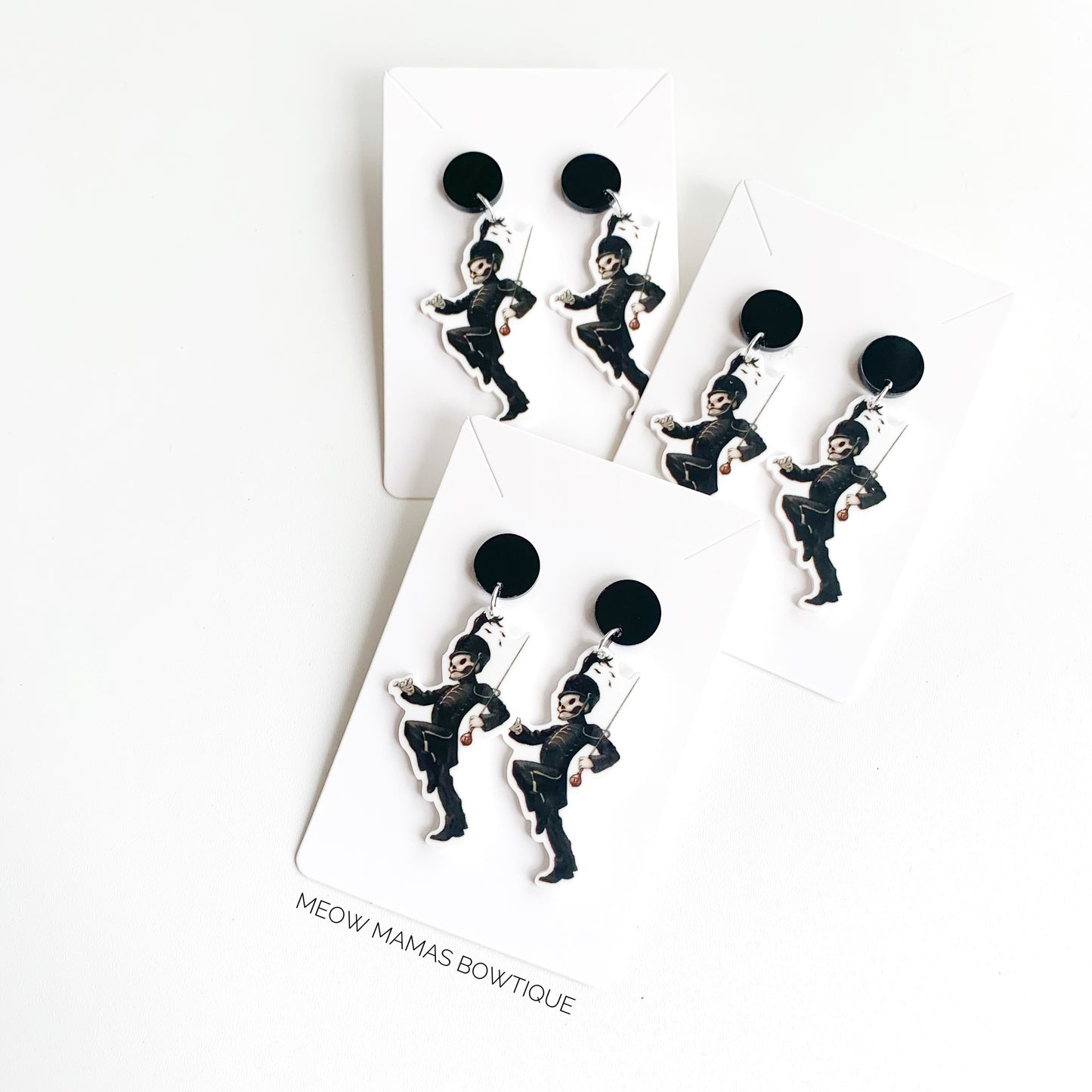 Welcome to the black parade dangle earrings