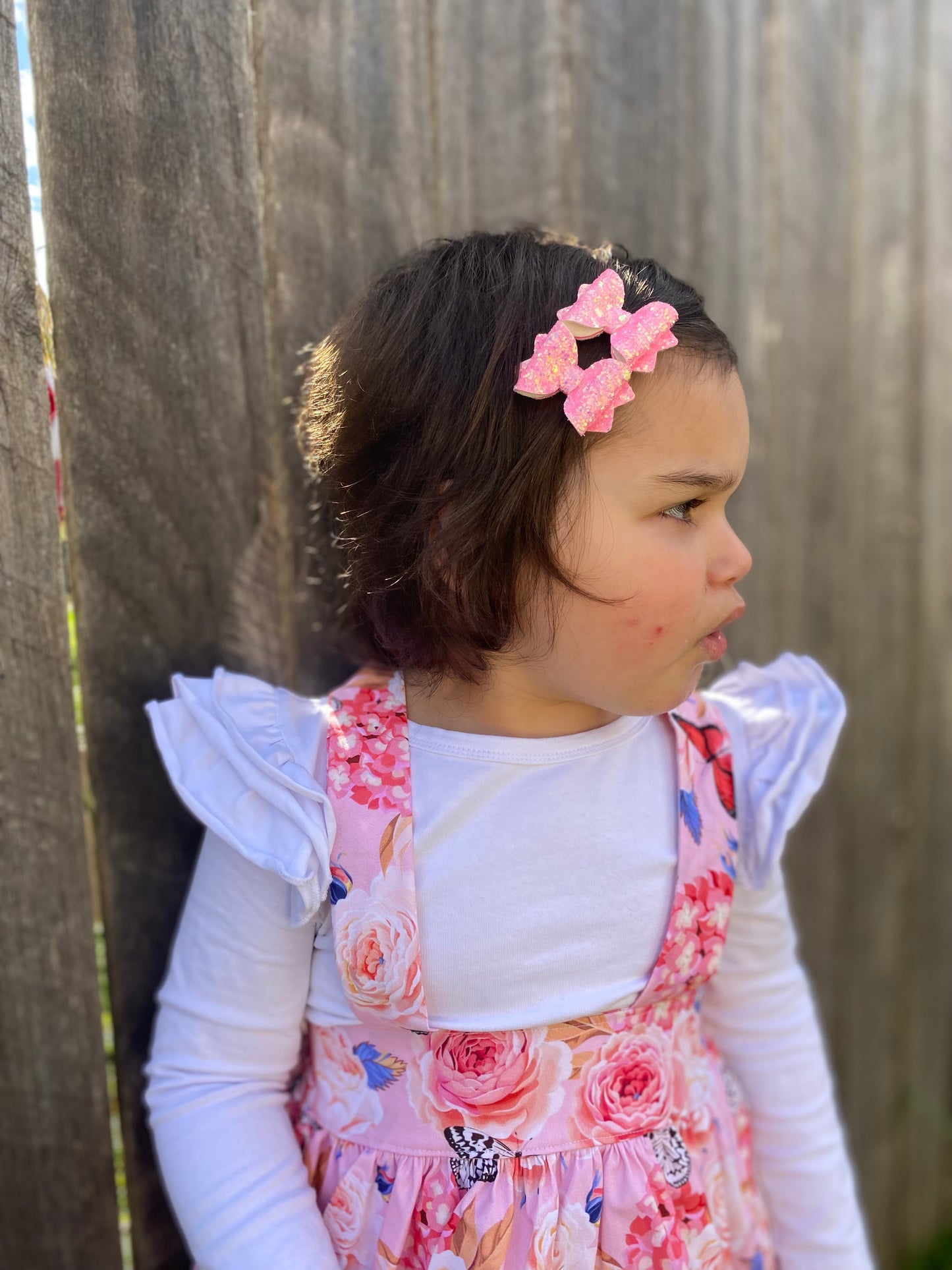 Strawberry pop Teeny Tiny pigtail set