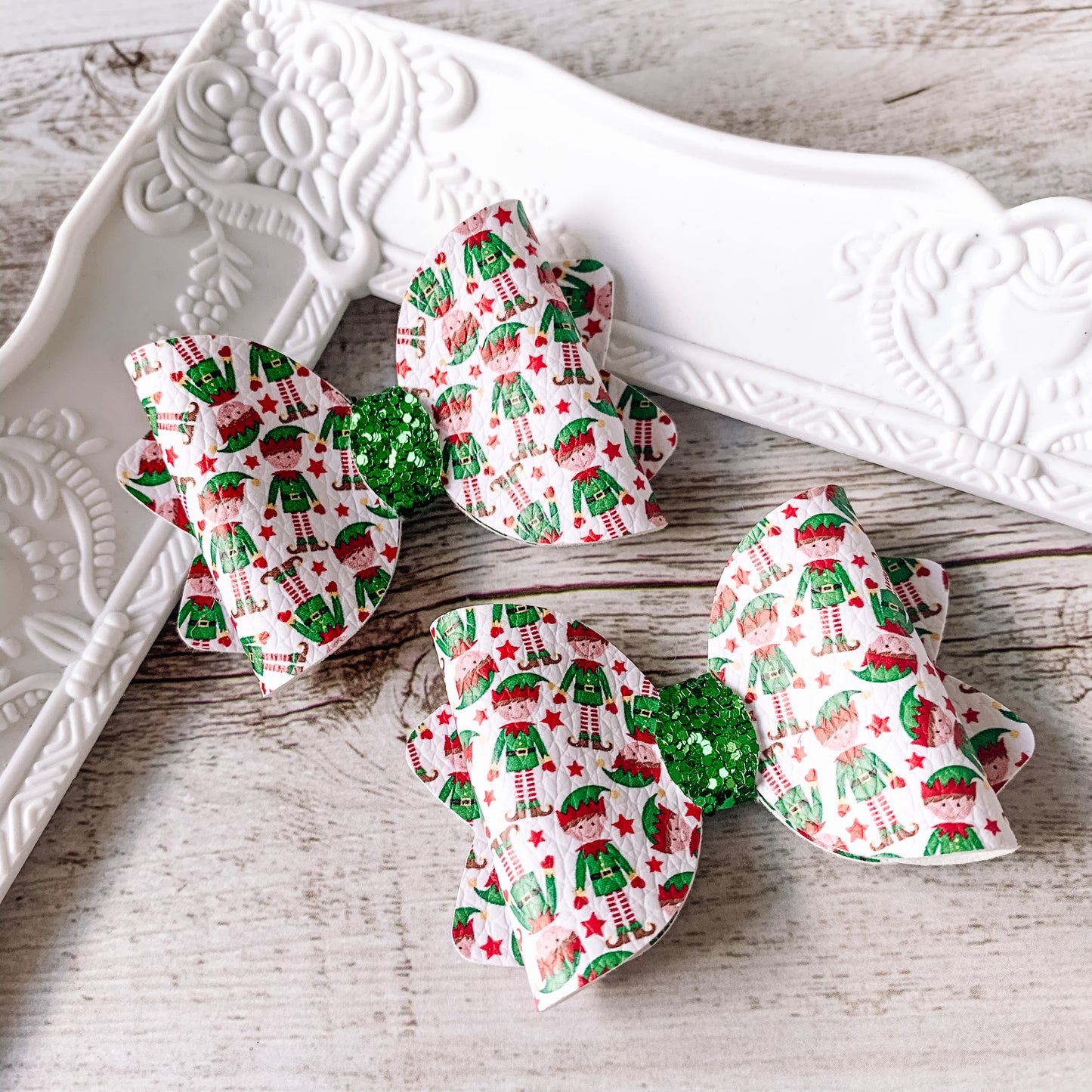 Santa’s little helper pigtails