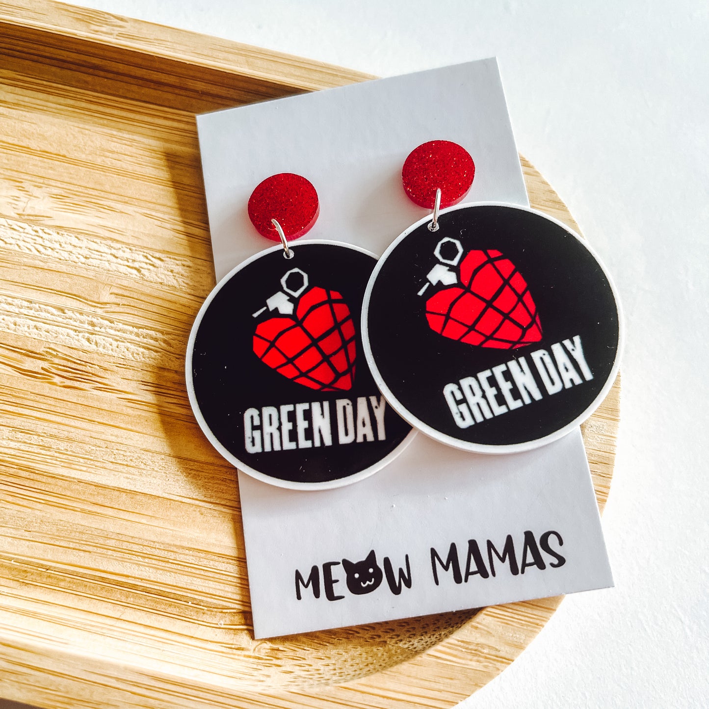 GreenDay dangle earrings