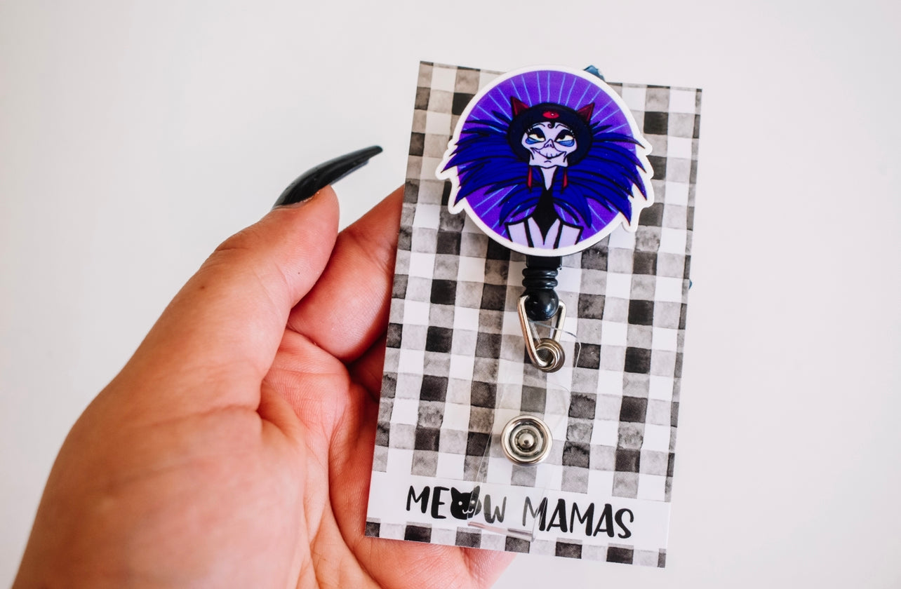 Pull the lever Badge reel