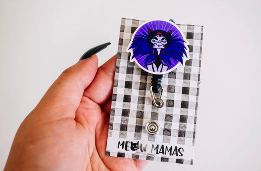 Pull the lever Badge reel