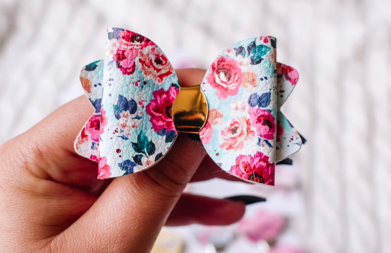 Floral petite bows
