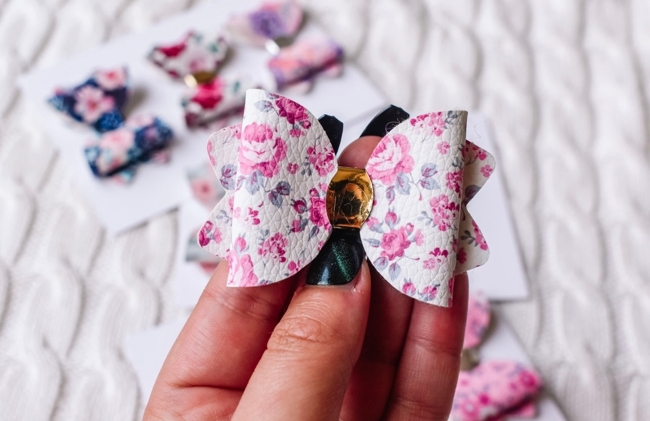 Floral petite bows