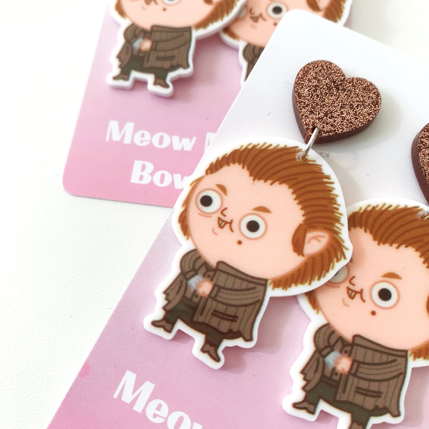 Peter Pettigrew dangle earrings