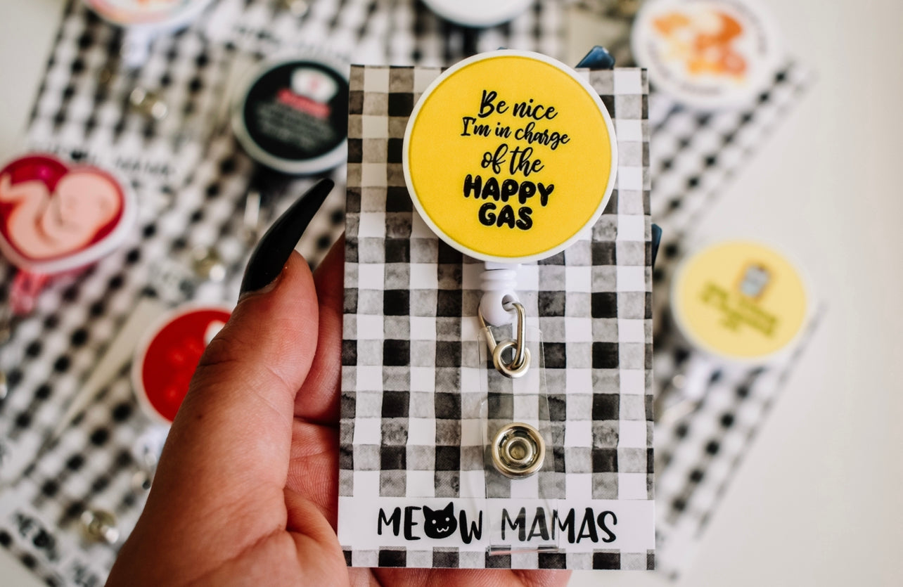 Happy gas Badge reel