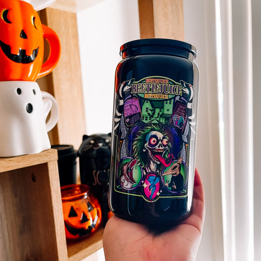 Beetlejuice black cup