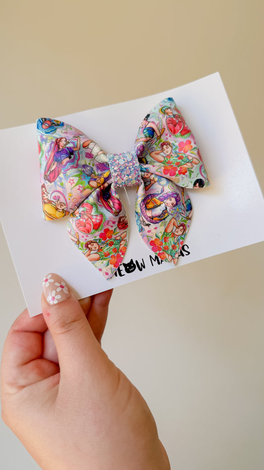 Pastel K pop sailor bow
