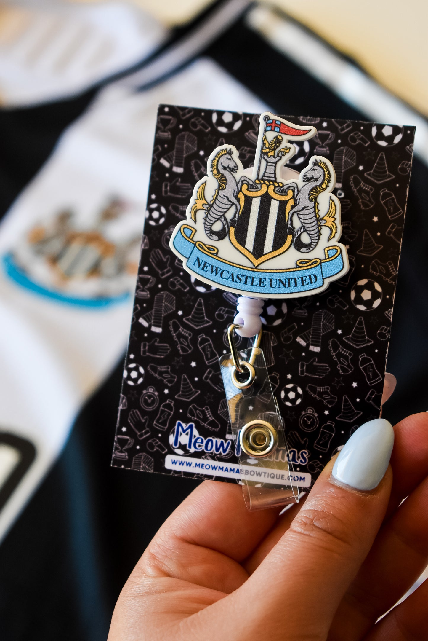 Newcastle united F.C badge reel