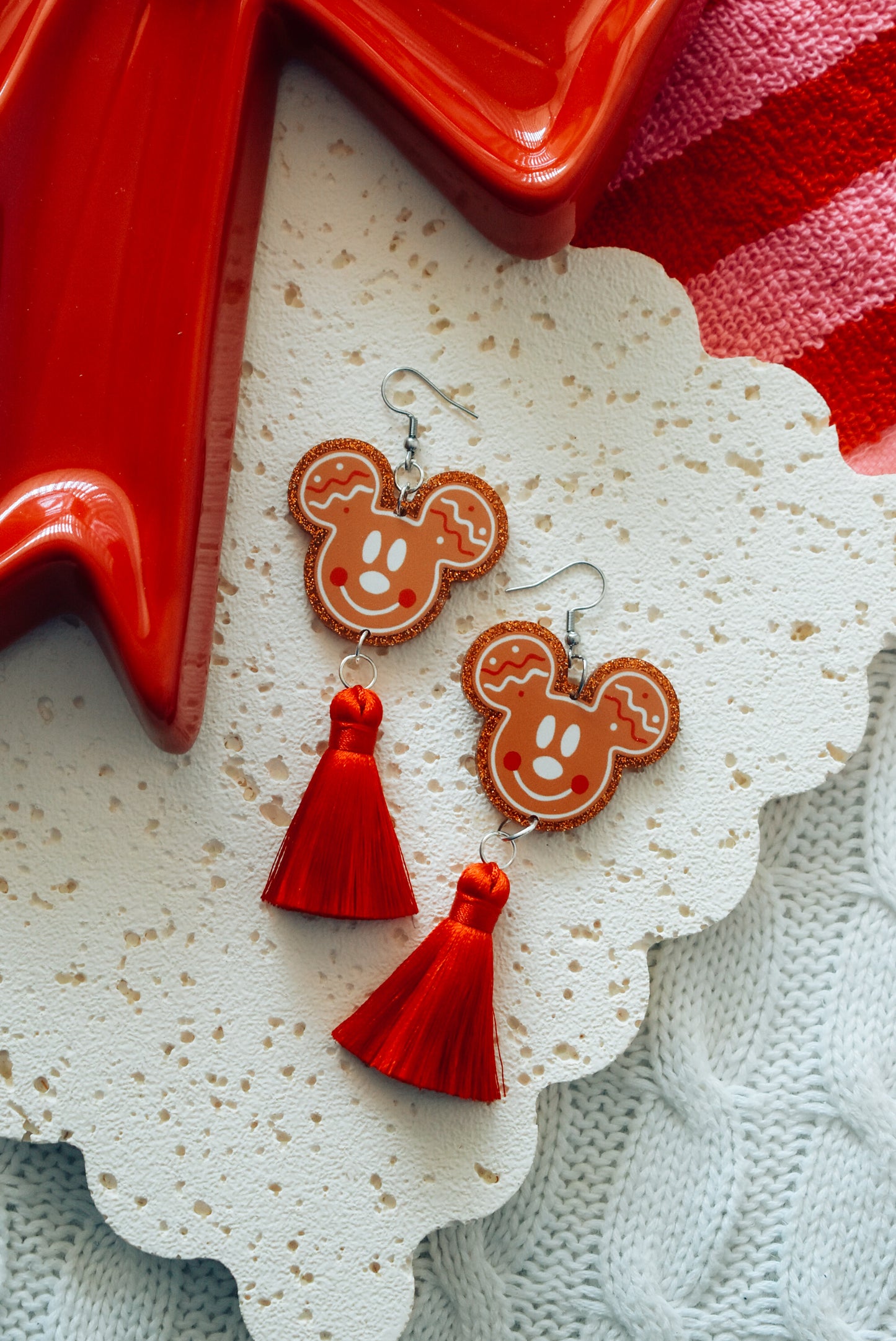 Mickey statement Christmas dangles