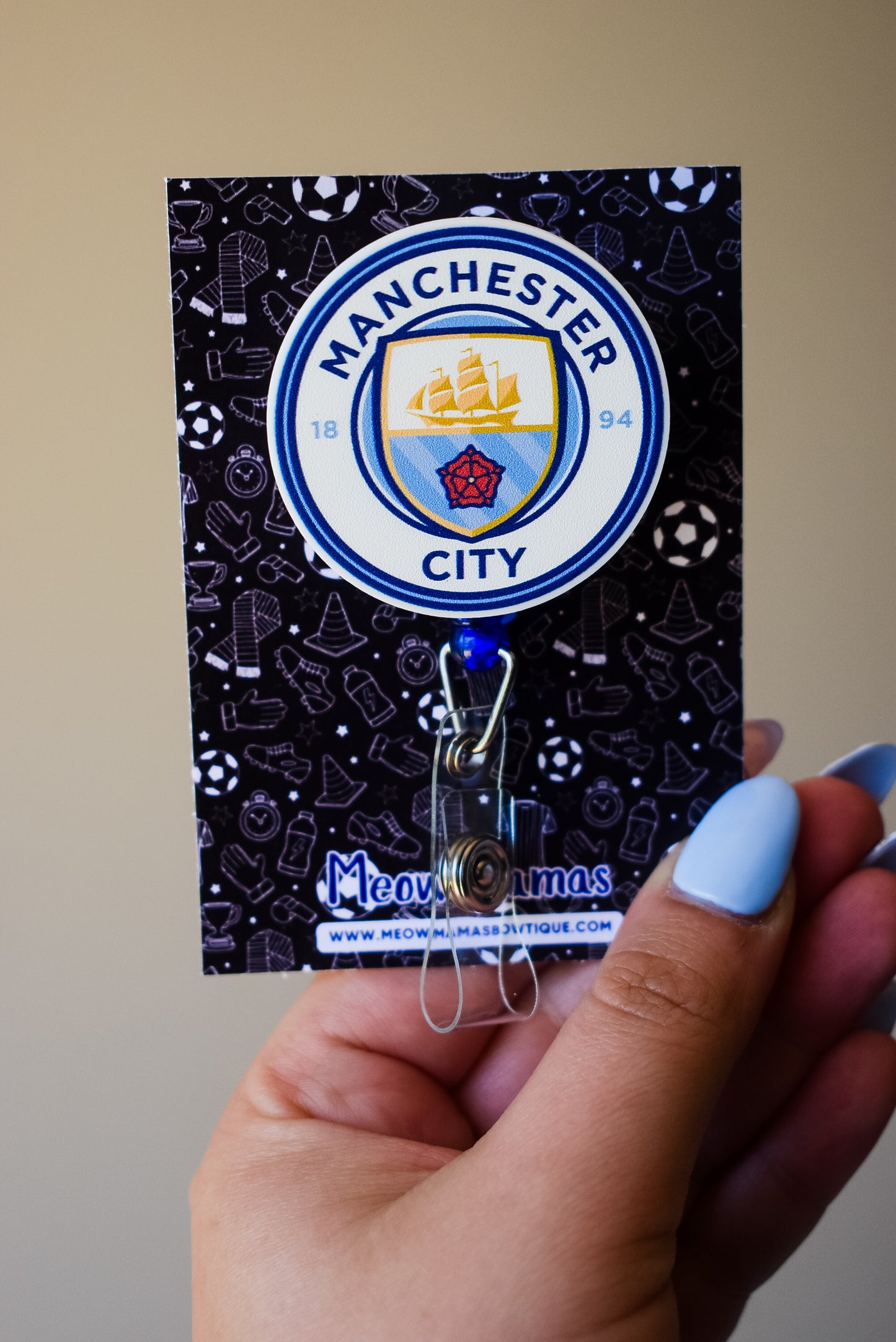 Manchester city F.C badge reel