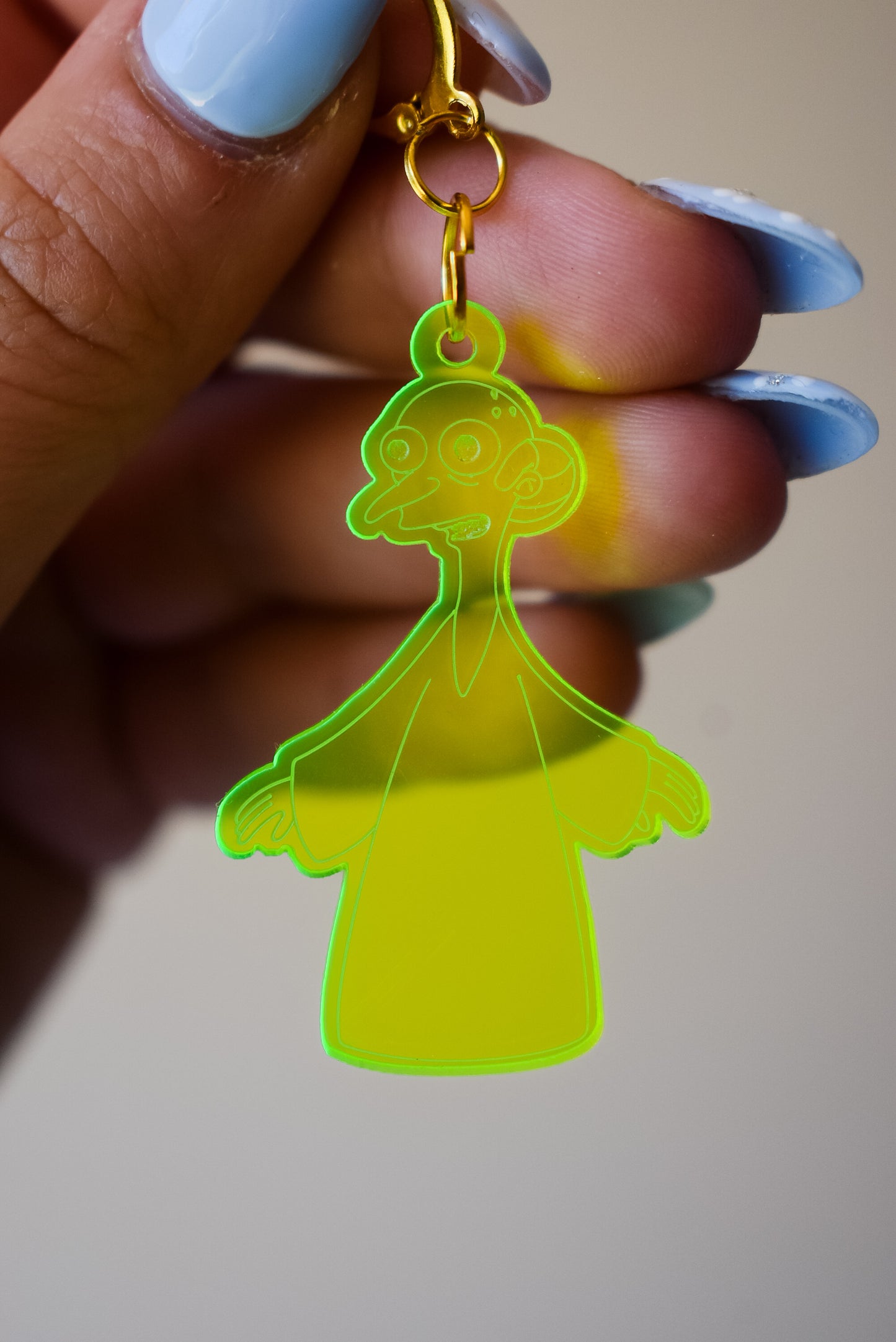 This is your alien acrylic dangle earrings