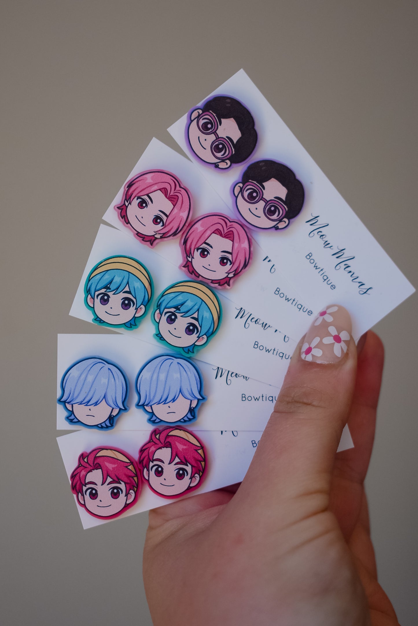 K POP SB Stud earrings