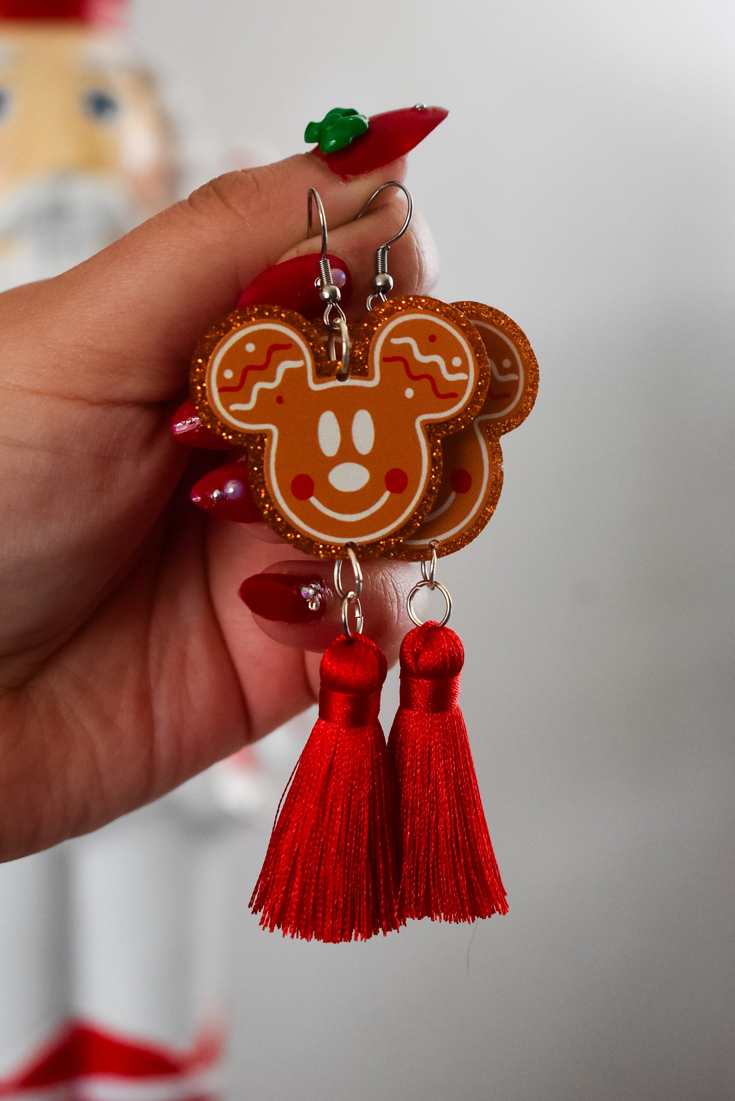 Mickey statement Christmas dangles