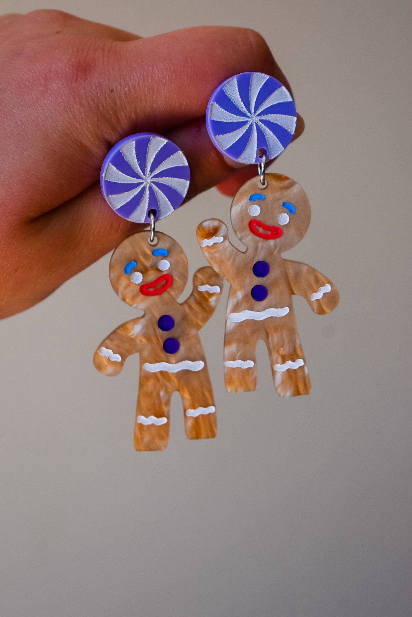 Do you know the muffin man Acrylic dangle earrings