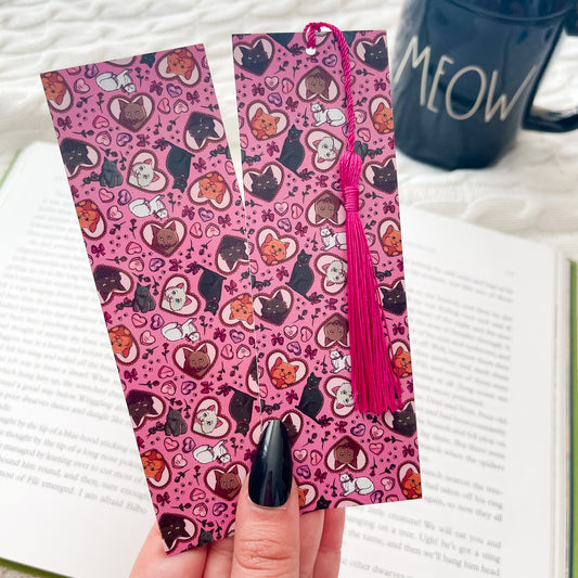 Cat lady bookmark