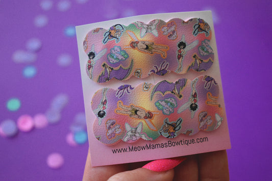 Ferngully squiggle snap clip set