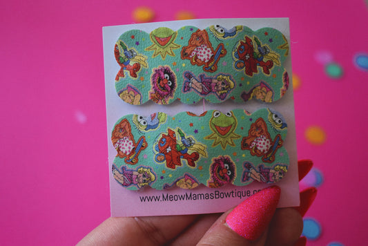 Muppets mash up squiggle snap clip set