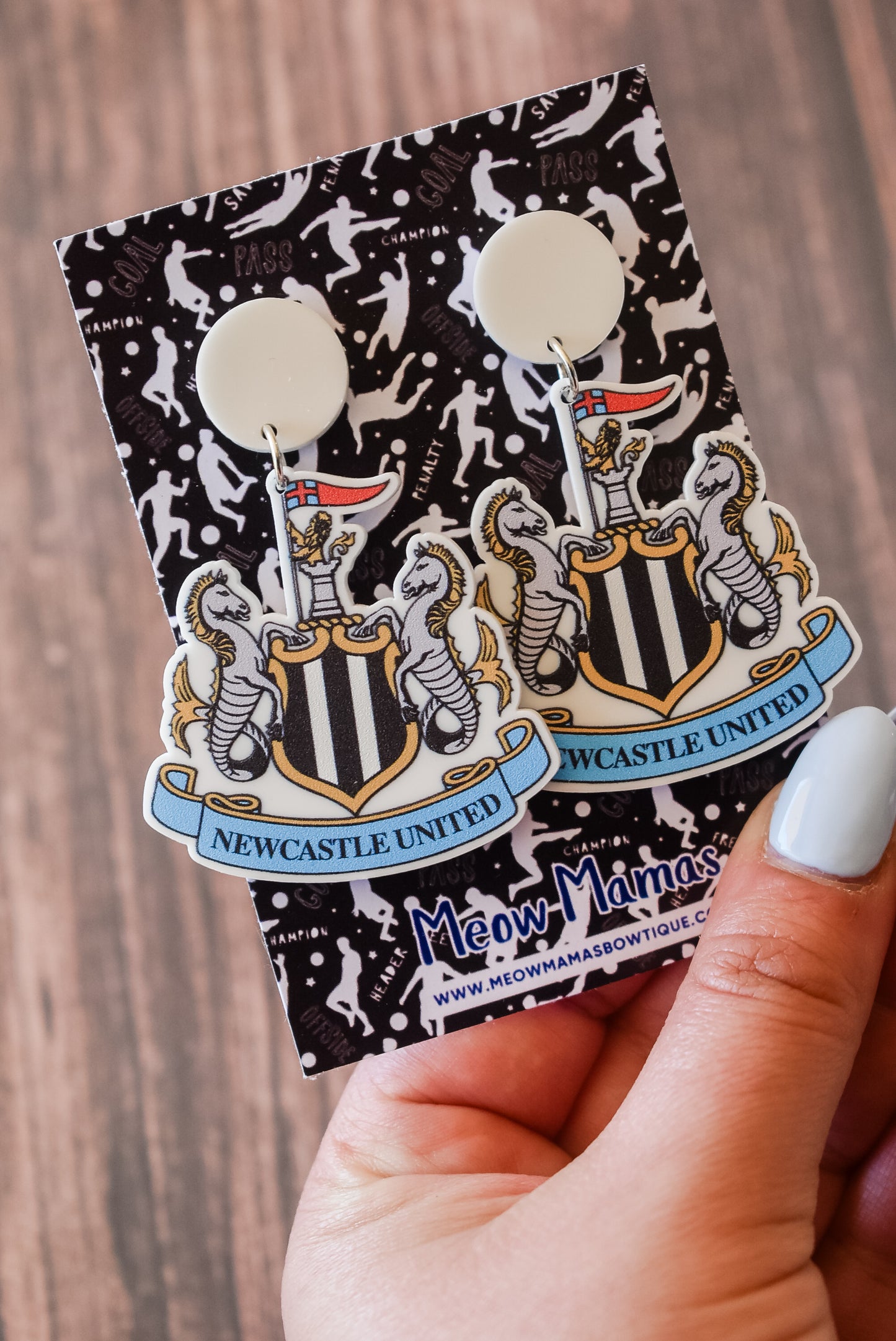 Newcastle United F.C earrings
