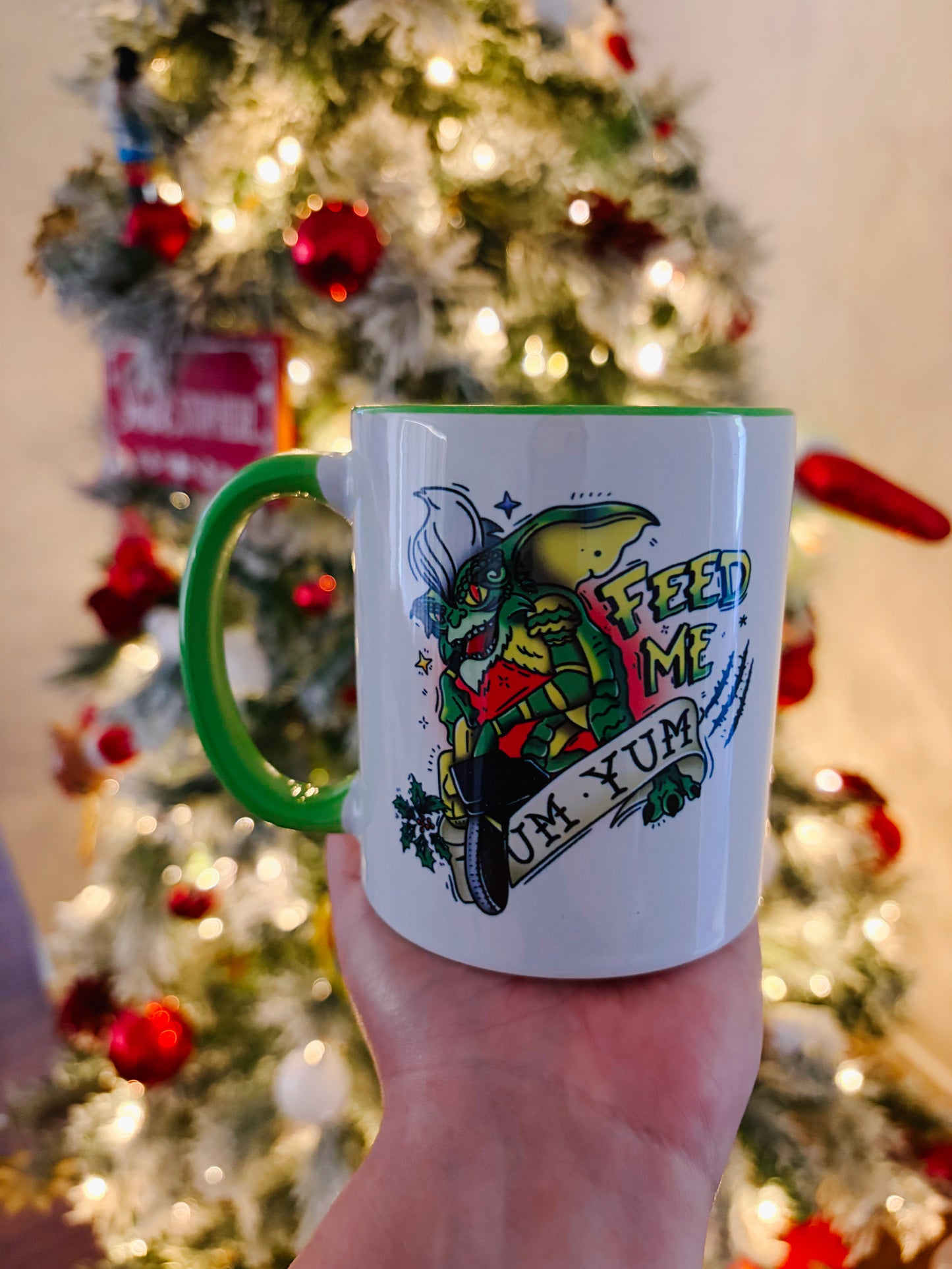 Gremlins Christmas mug