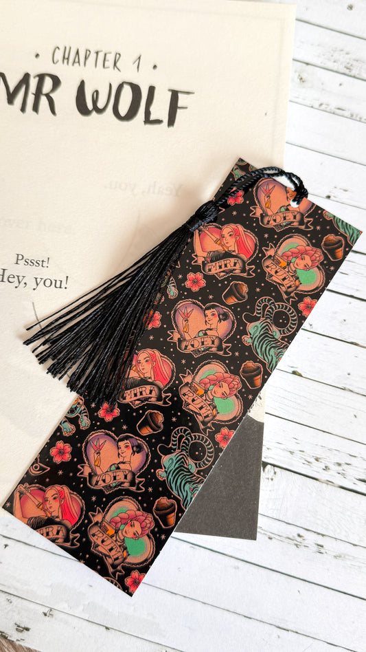K pop dark bookmark