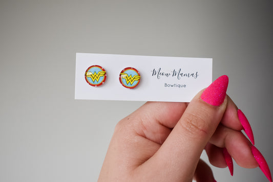 Wonderwoman studs