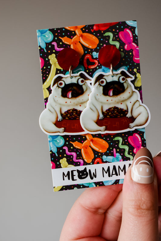 Pig dangle earrings