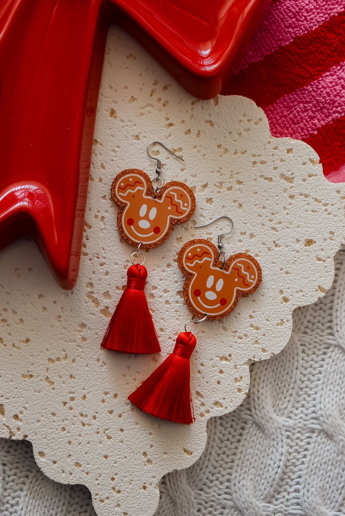 Mickey statement Christmas dangles