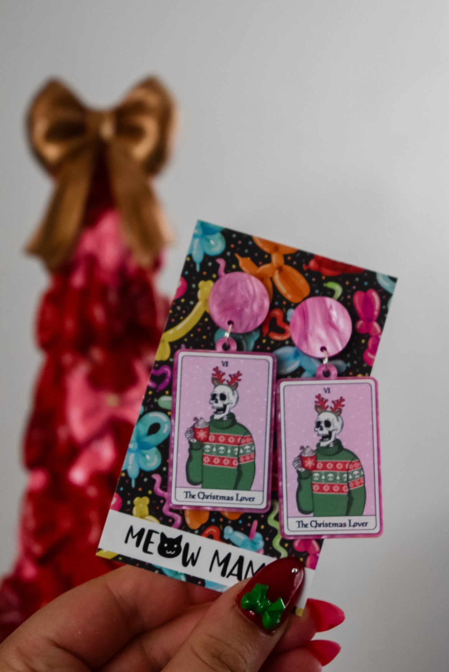 The Christmas Lover dangle earrings