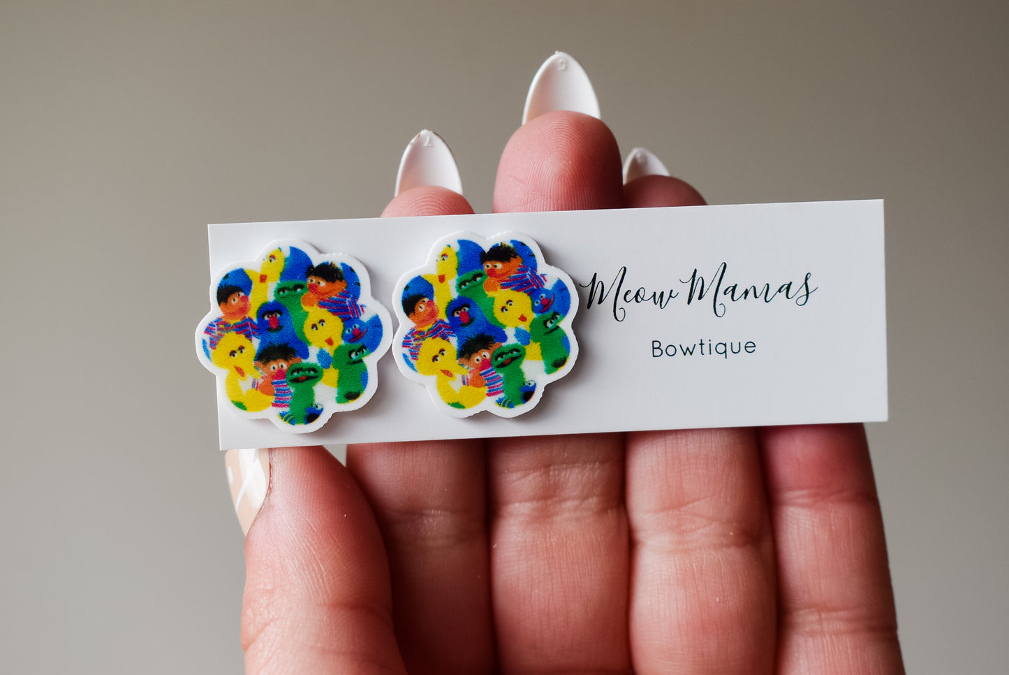 Sesame stud earrings
