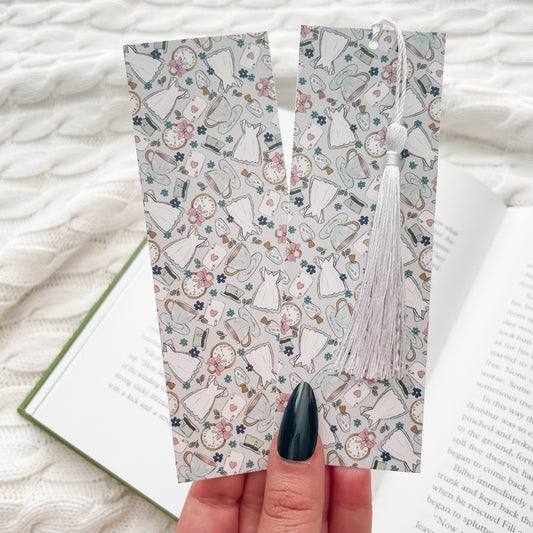 Through the looking glass bookmark