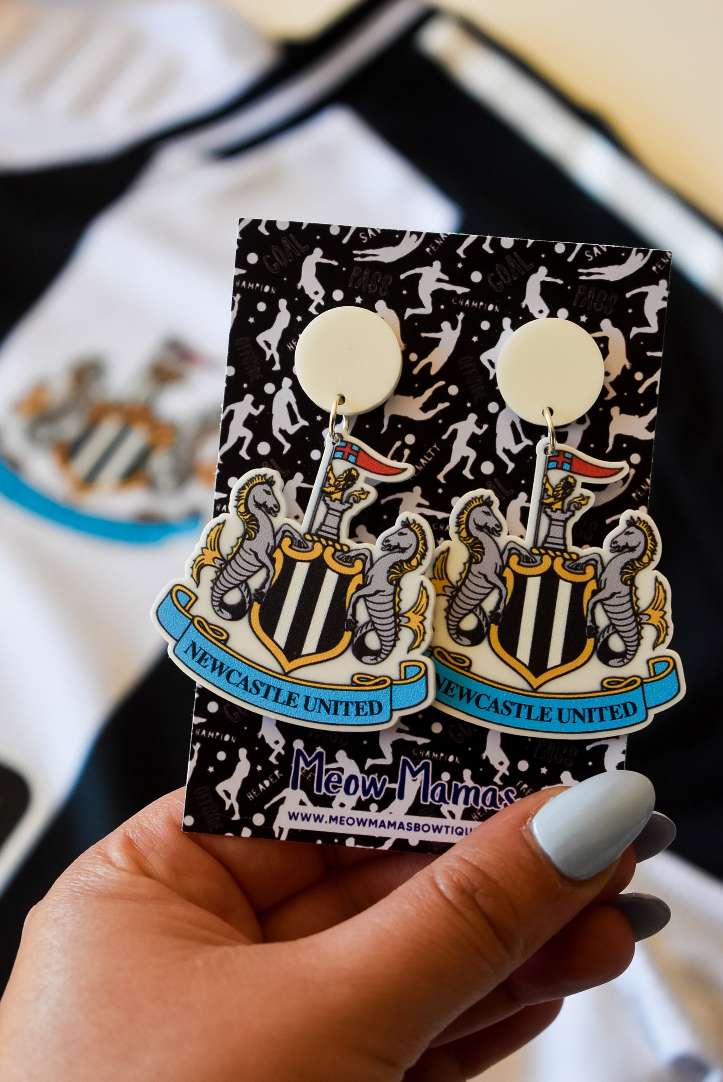 Newcastle United F.C earrings