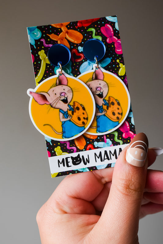 If you give a mouse a cookie dangle earrings