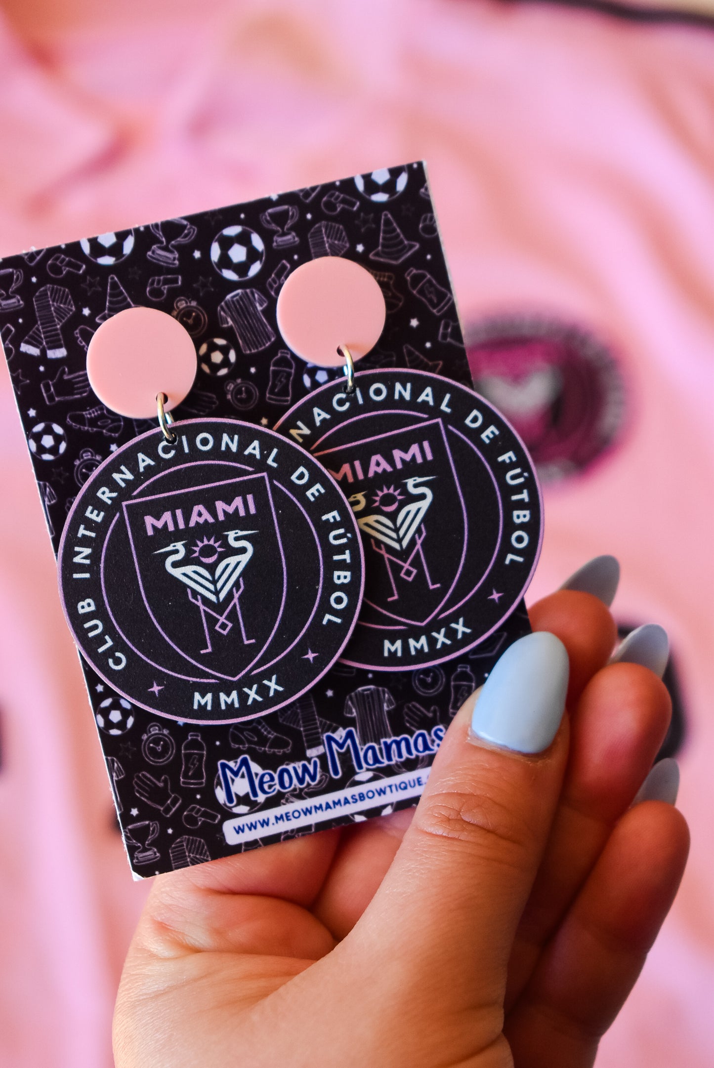 Inter Miami C.F earrings