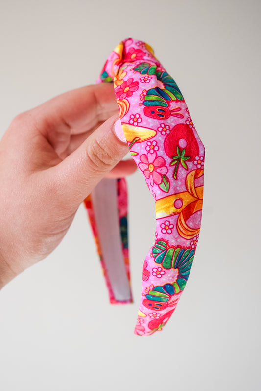 Pink Hungry caterpillar hard headband