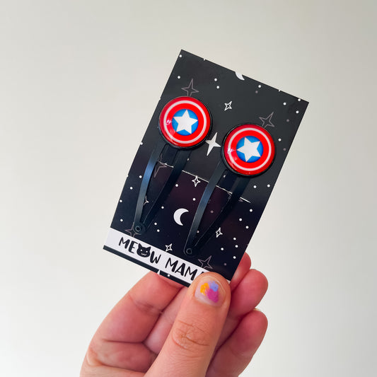 Captain america snap clip set
