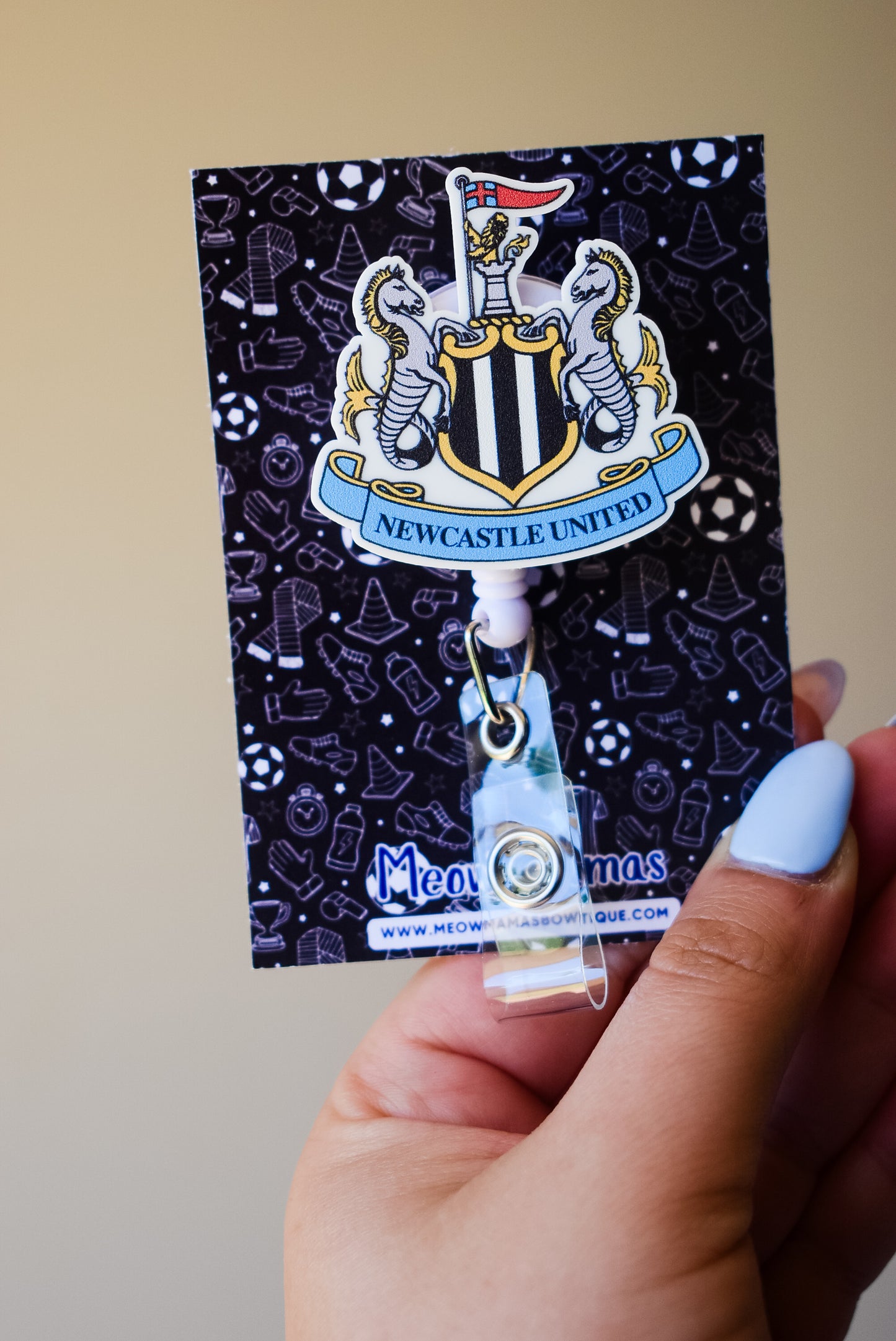 Newcastle united F.C badge reel