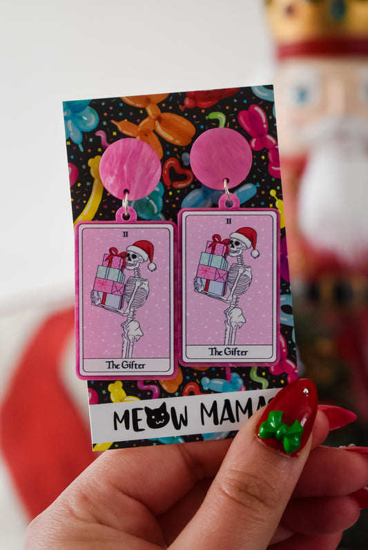 The Gifter Christmas dangle earrings