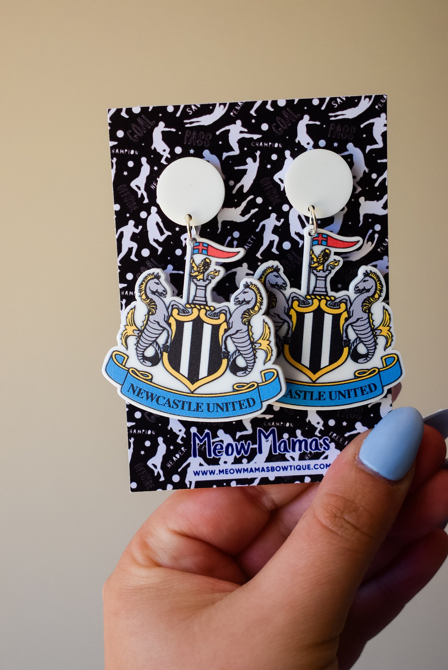 Newcastle United F.C earrings