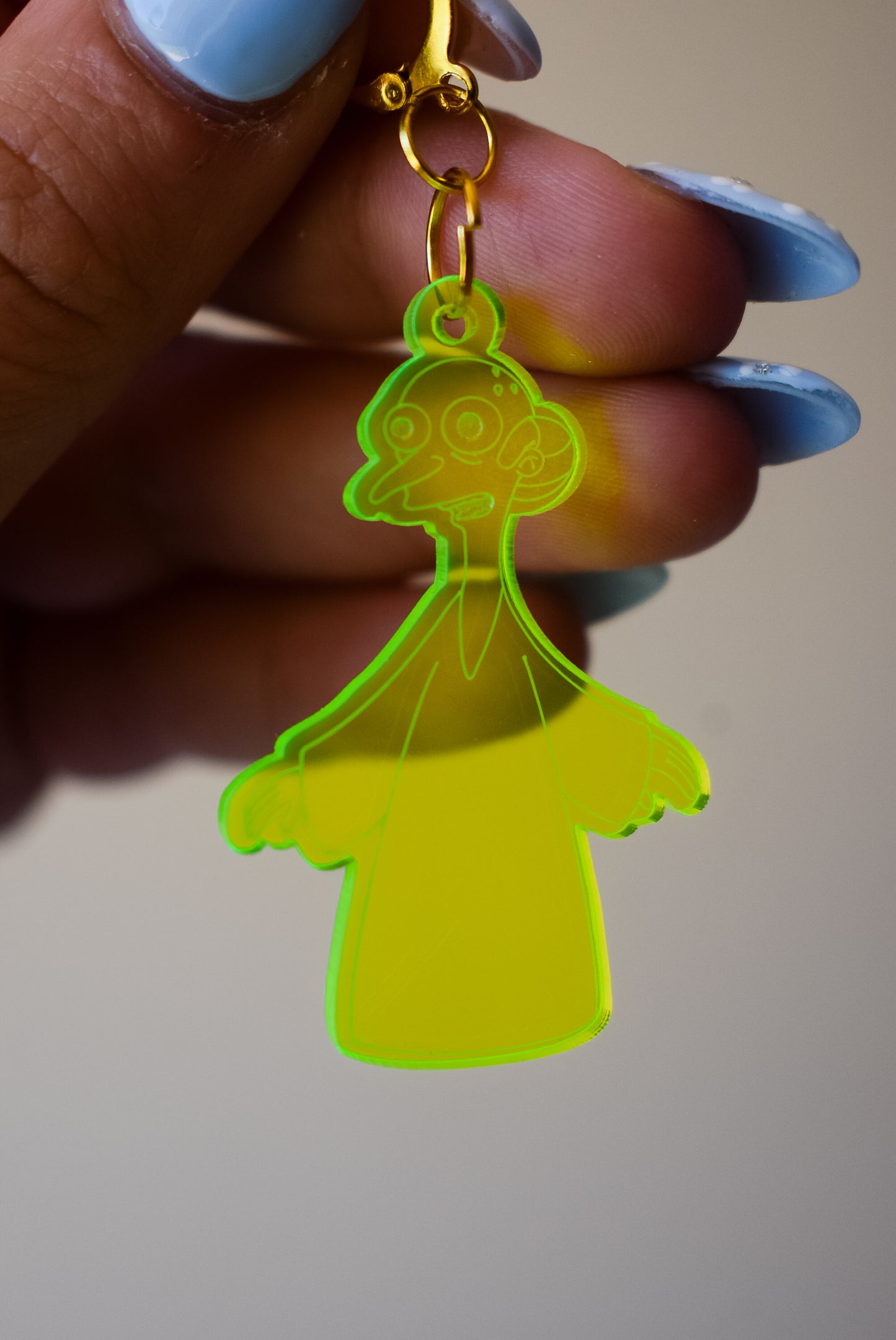This is your alien acrylic dangle earrings