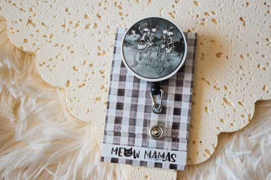 Skeleton dance badge reel