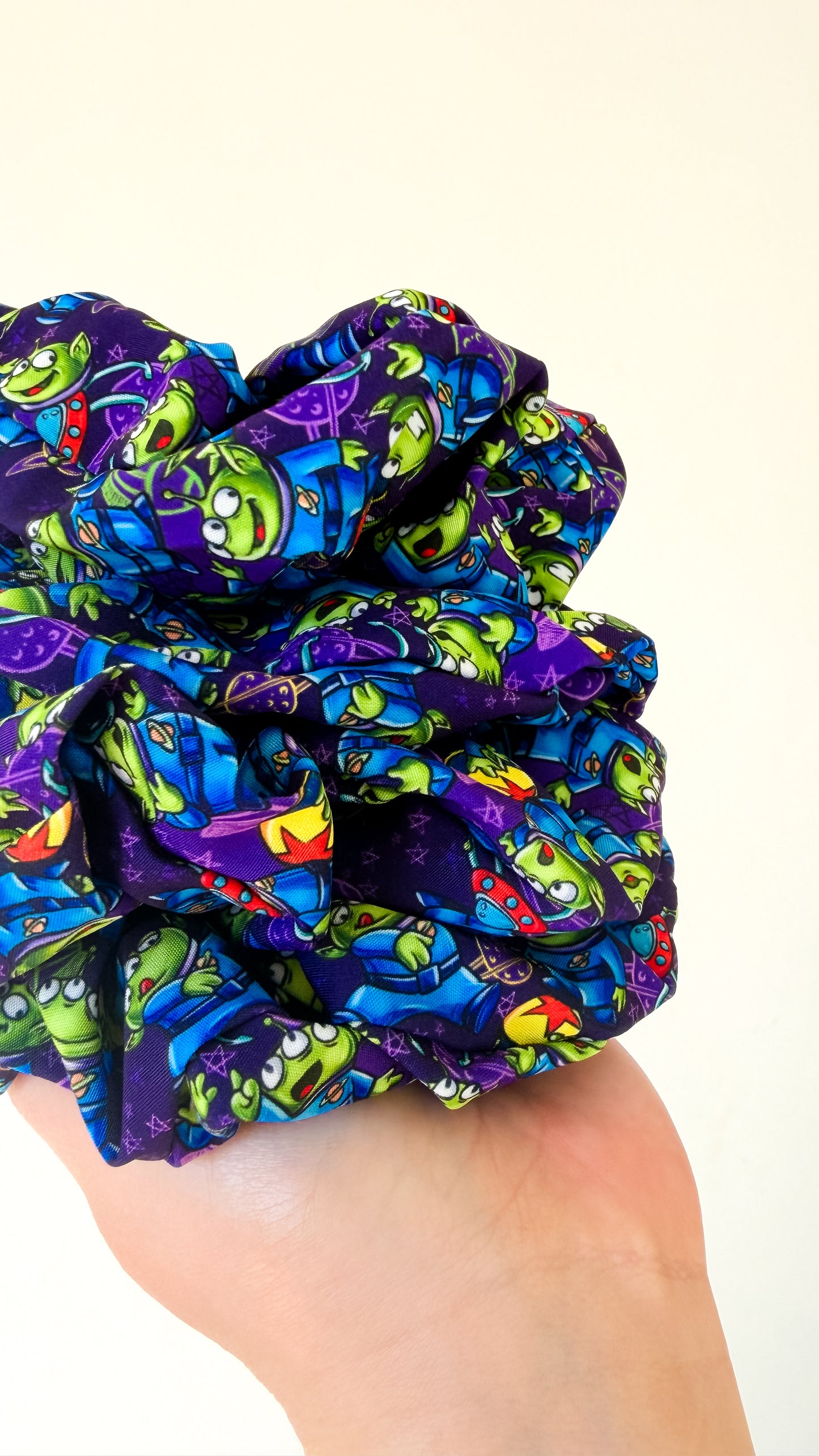 Pizza planet Aliens Scrunchie