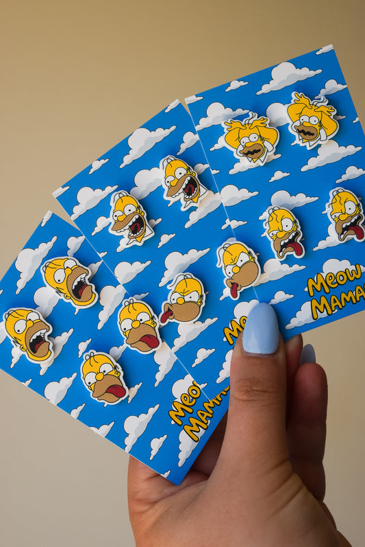 No TV no beer acrylic stud set