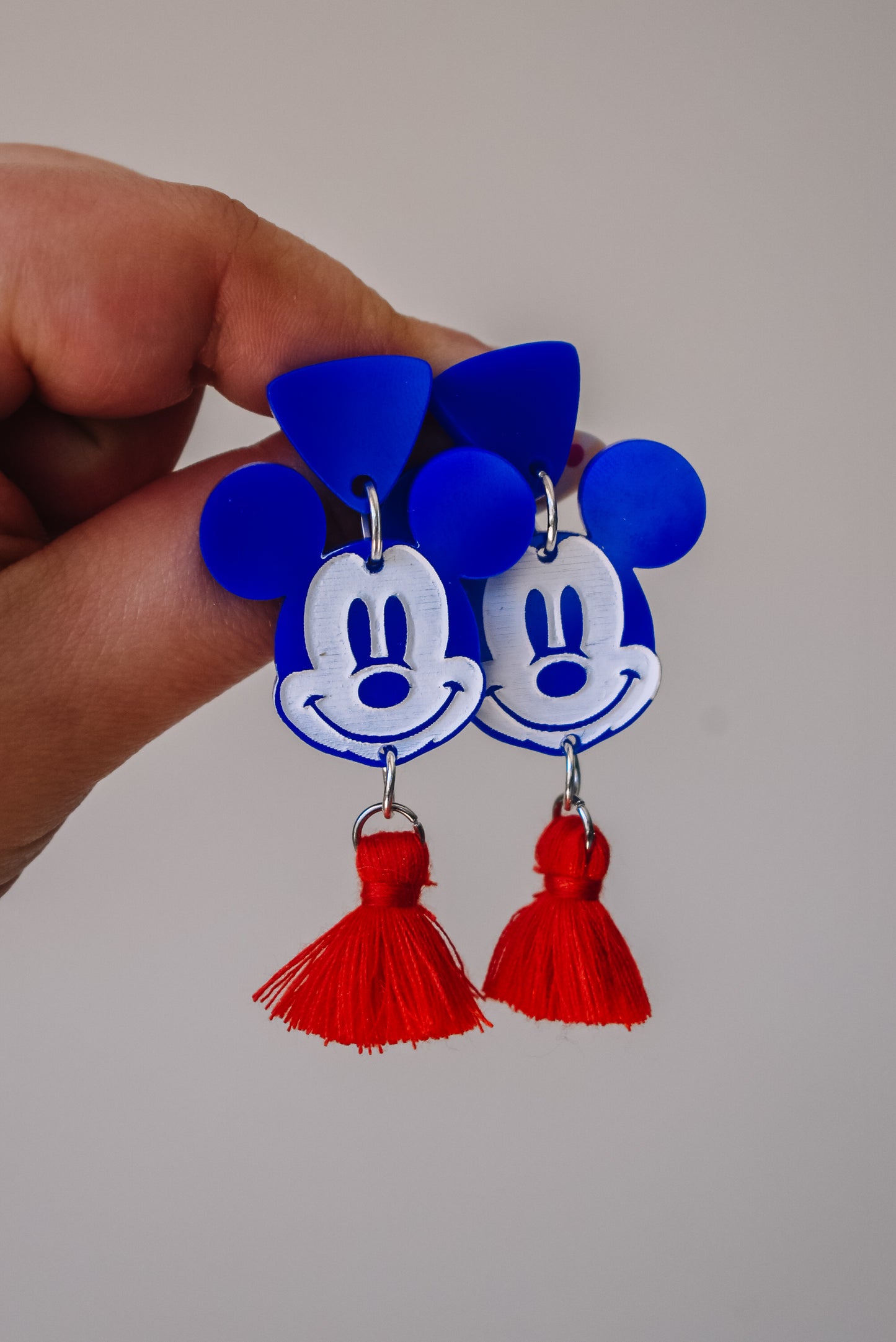 Cruisin Mouse tassel dangle earrings