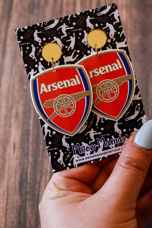 Arsenal earrings