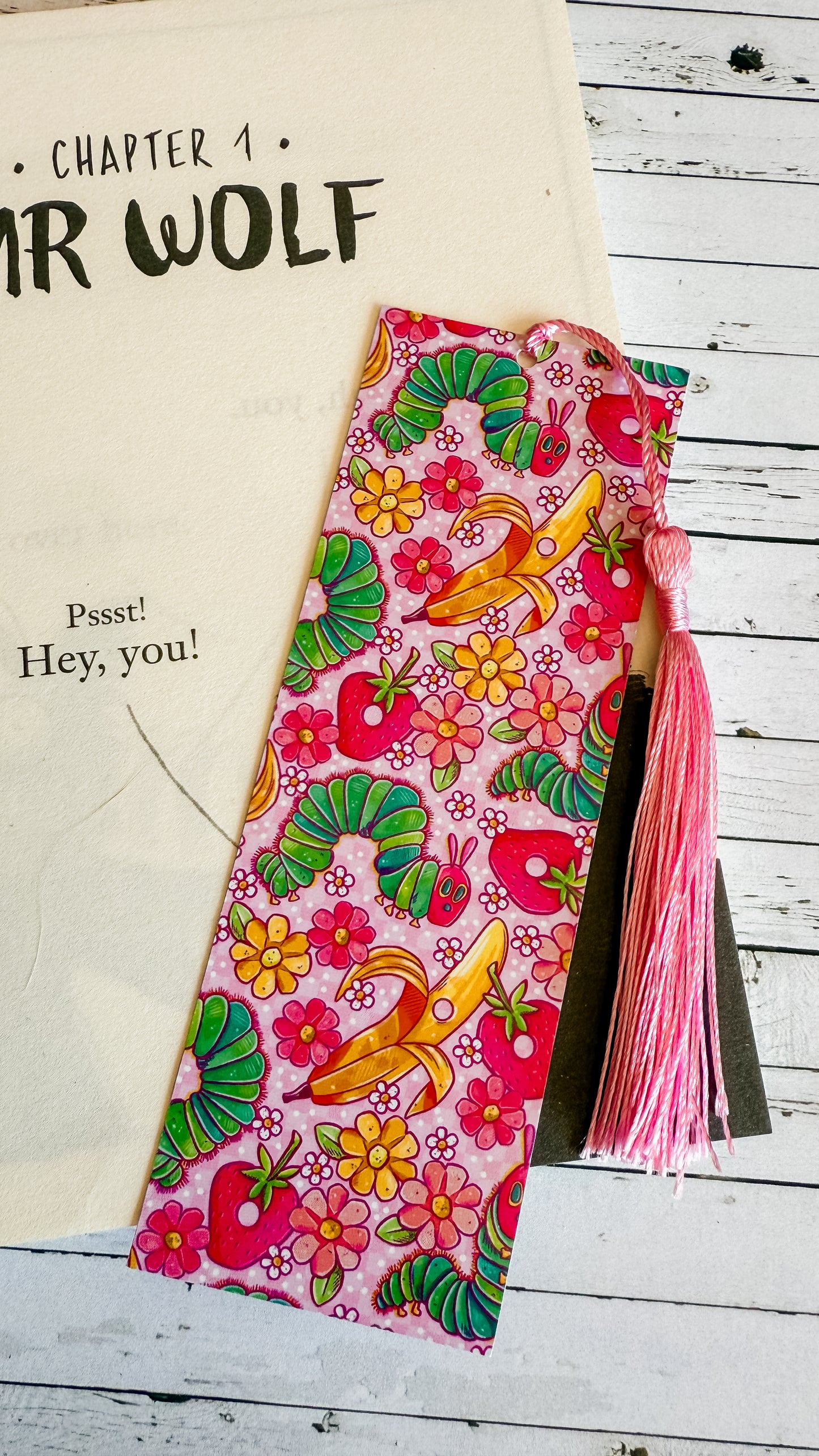Hungry caterpillar PINK Bookmark